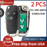 Ford 3+1 Buttons 315MHz ID49 FCC: N5F-A08TAA